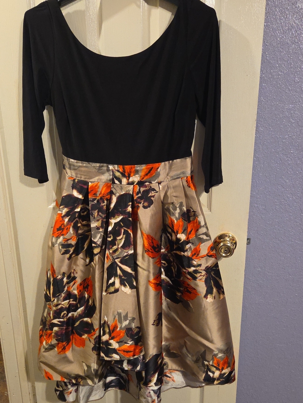 S.L. Fashions Hi-Lo Cocktail Dress